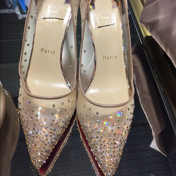 louboutin jeweled heels